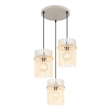 Globo - Pendelleuchte mit Kabel 3xE27/60W/230V