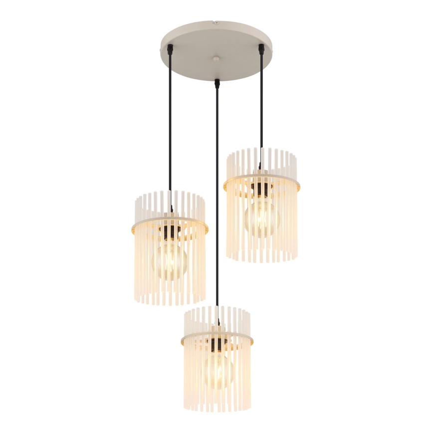 Globo - Pendelleuchte mit Kabel 3xE27/60W/230V