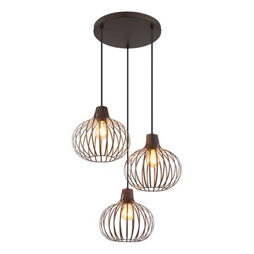 Globo - Pendelleuchte mit Kabelaufhängung 3xE27/40W/230V