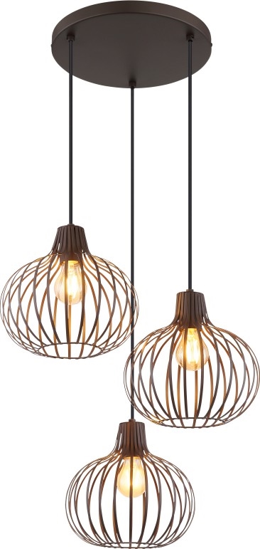 Globo - Pendelleuchte mit Kabelaufhängung 3xE27/40W/230V