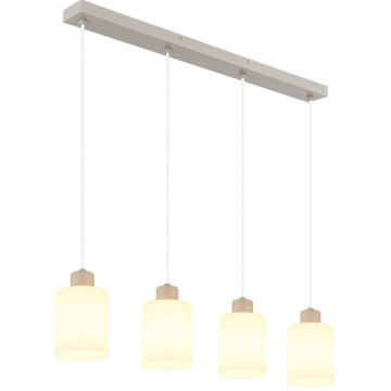 Globo - Pendelleuchte mit Kabelaufhängung 4xE27/40W/230V