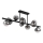 Globo - Pendelleuchte mit Stange 9xG9/5W/230V 33x87 cm