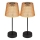 Globo - SET 2x LED-Solarleuchte LED/0,06W/3V IP44 40 mAh orange