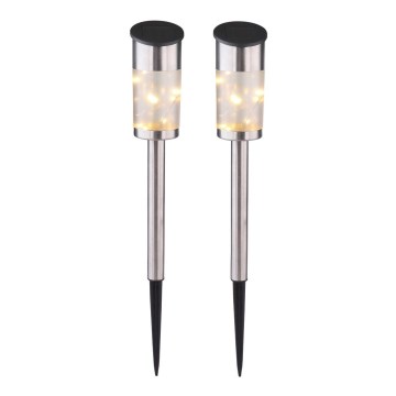 Globo - SET 2x Solarleuchte 10xLED/0,06W/1,2V IP44
