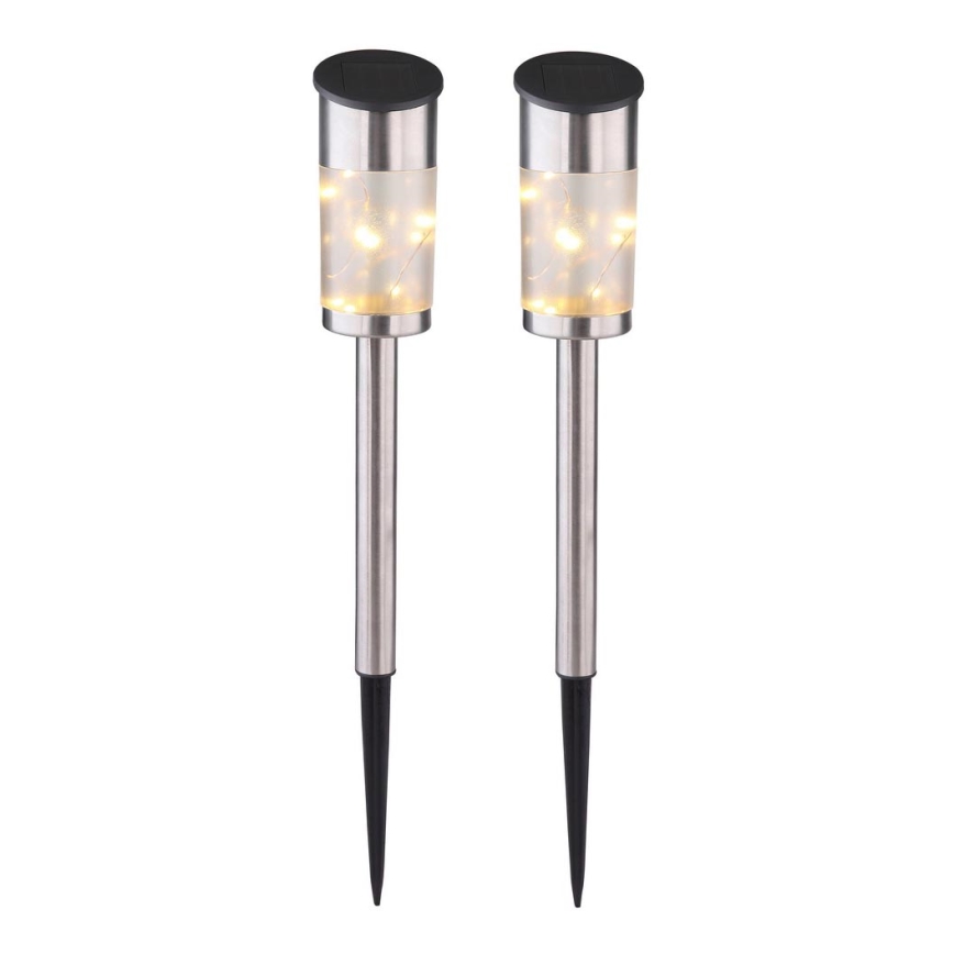 Globo - SET 2x Solarleuchte 10xLED/0,06W/1,2V IP44
