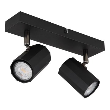 Globo - Strahler 2xGU10/25W/230V schwarz