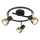 Globo - Strahler  3xGU10/25W/230V schwarz/golden