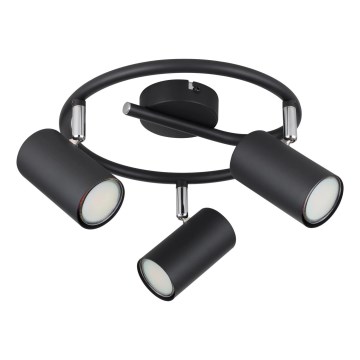 Globo - Strahler 3xGU10/25W/230V schwarz