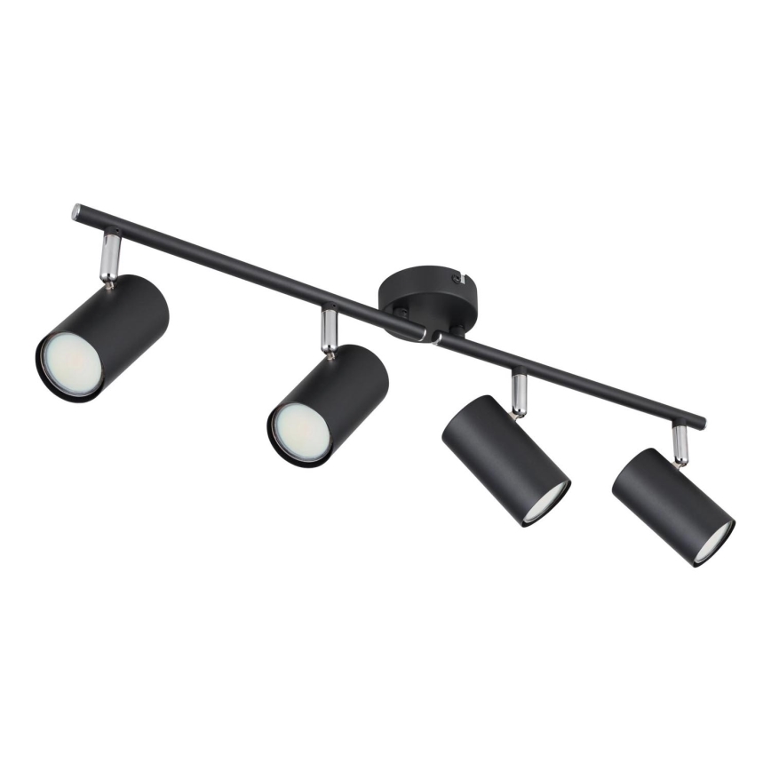 Globo - Strahler 4xGU10/25W/230V schwarz