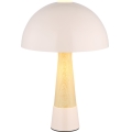 Globo - Tischlampe 1xE27ILLU/40W/230V beige