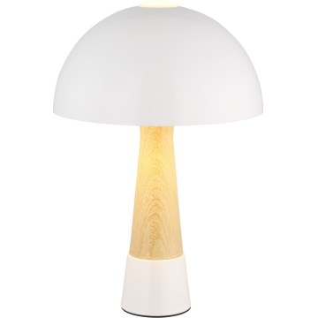 Globo - Tischlampe 1xE27ILLU/40W/230V weiß
