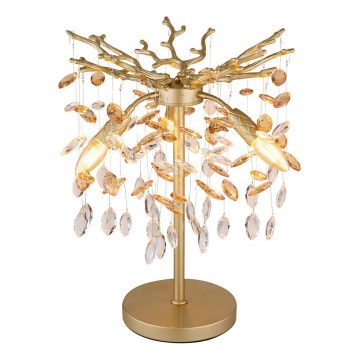 Globo - Tischlampe 3xE14/40W/230V goldfarben