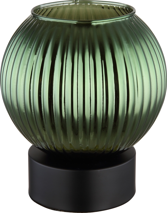 Globo - Tischleuchte 1xE27/25W/230V d 15 cm grün