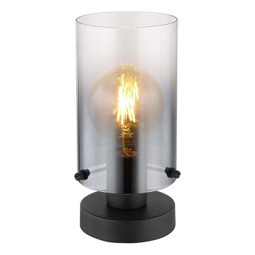 Globo - Tischleuchte 1xE27/40W/230V d 12,5 cm schwarz