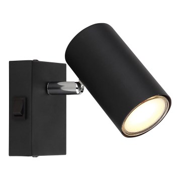 Globo - Wandleuchte Spot 1xGU10/25W/230V schwarz