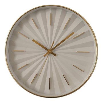 Globo - Wanduhr Ø 30,5 cm 1x AA weiß