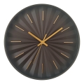 Globo - Wanduhr Ø 30,5 cm 1xAA schwarz