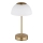 Globo - Wiederaufladbare, dimmbare LED-Tischlampe LED/2,5W/5V 1800 mAh 2700K/4000K/6500K Messing