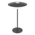 Globo - Wiederaufladbare LED-Tischlampe für den Außenbereich mit Touch-Funktion, LED/3W/3,7V 1800/2700/3000K IP44 1800 mAh, grau