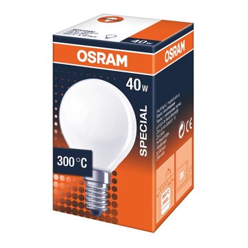 Glühbirne für Ofen E14/40W/230V 2700K - Osram