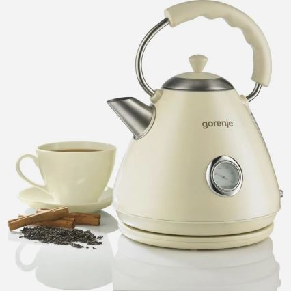 GORENJE K17CLI - Schnellkochender Wasserkocher 1,7 l 2200W/230V beige