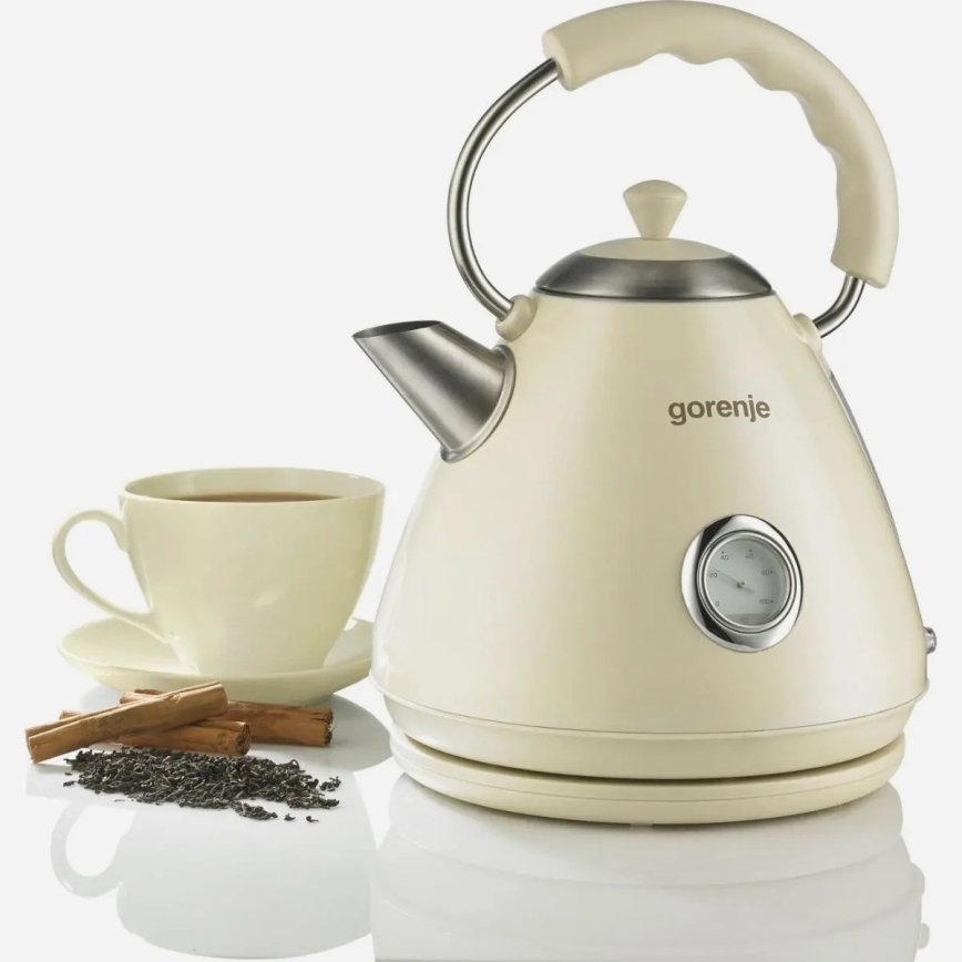 GORENJE K17CLI - Schnellkochender Wasserkocher 1,7 l 2200W/230V beige