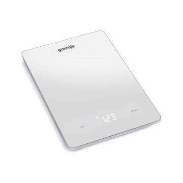 GORENJE KT10LBW - Digitale Küchenwaage 3xAAA weiß