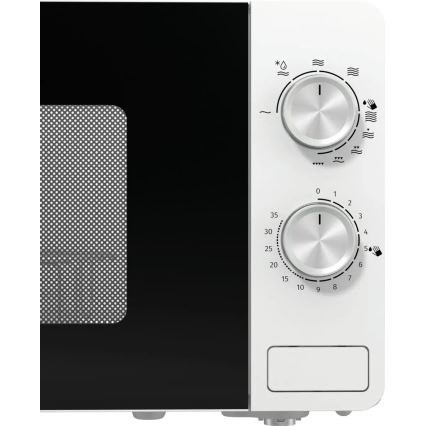 GORENJE MO20E2W - Mikrowelle mit Grill, 800 W/230 V, 20 l, weiß