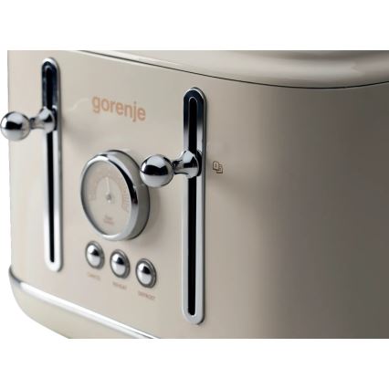 GORENJE T2300CLIN - Toaster mit vier Schlitzen 1150W/230V beige