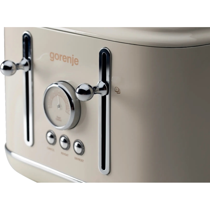 GORENJE T2300CLIN - Toaster mit vier Schlitzen 1150W/230V beige