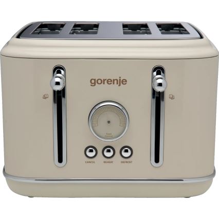 GORENJE T2300CLIN - Toaster mit vier Schlitzen 1150W/230V beige