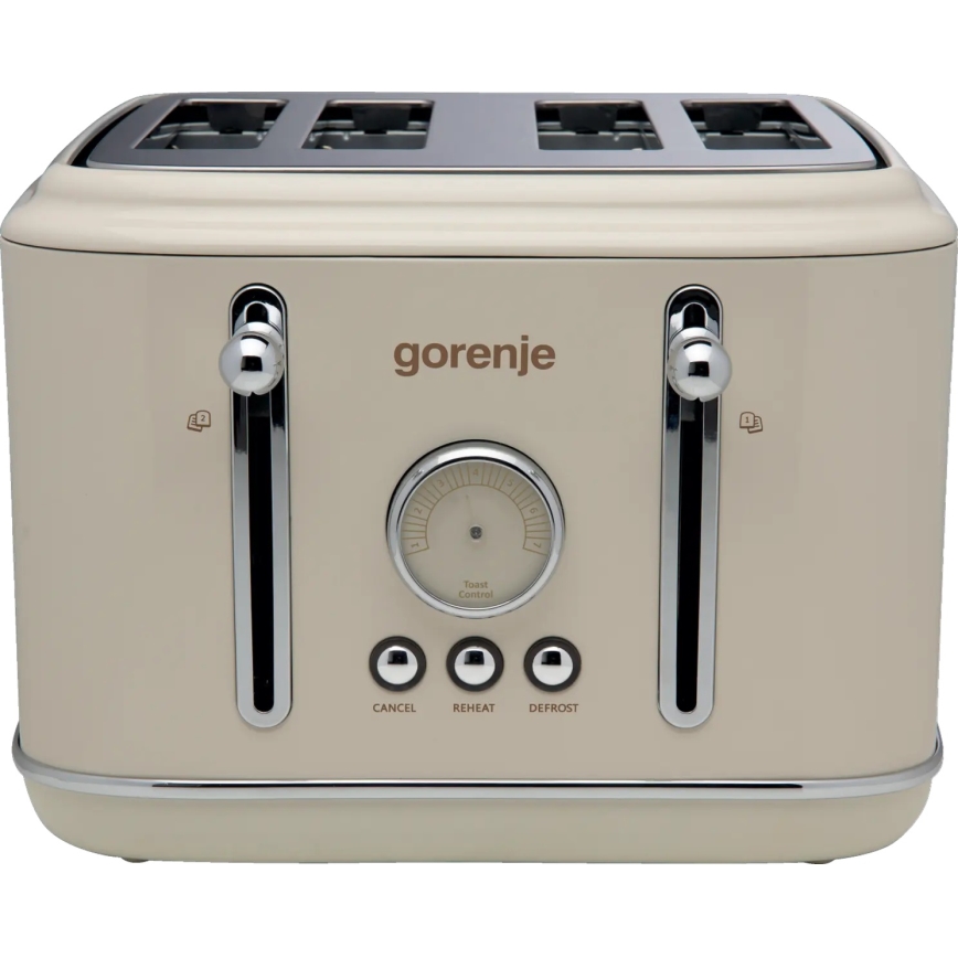 GORENJE T2300CLIN - Toaster mit vier Schlitzen 1150W/230V beige