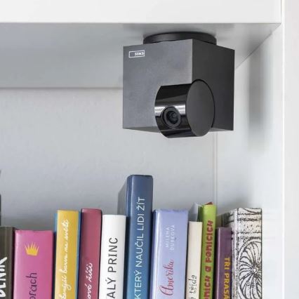 Intelligente drehbare Innenkamera mit Bewegungssensor GoSmart 5V Wi-Fi Tuya schwarz