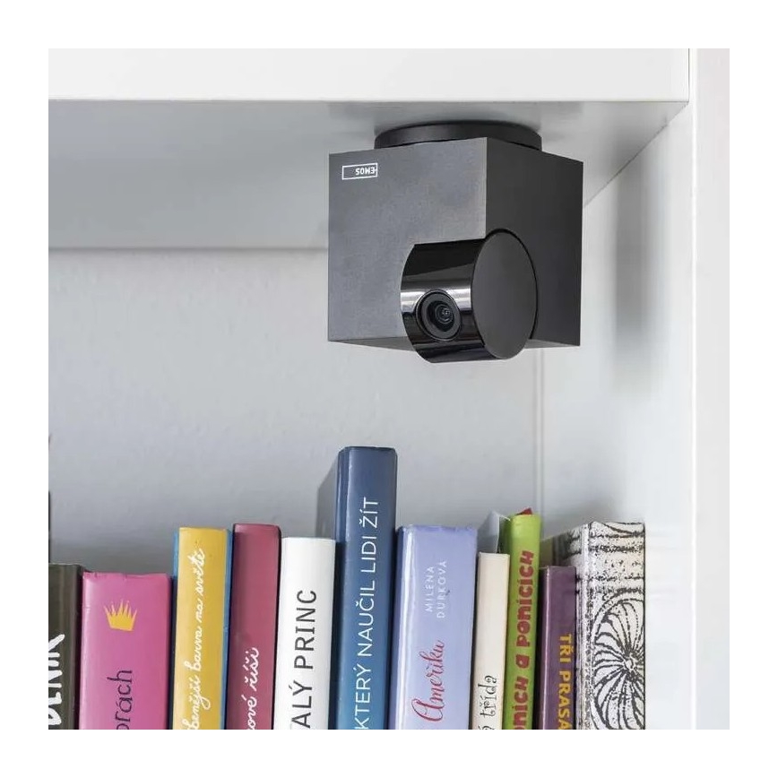 Intelligente drehbare Innenkamera mit Bewegungssensor GoSmart 5V Wi-Fi Tuya schwarz