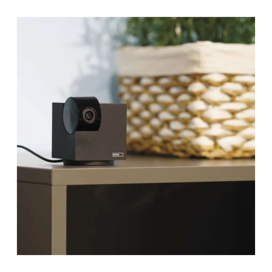 Intelligente drehbare Innenkamera mit Bewegungssensor GoSmart 5V Wi-Fi Tuya schwarz