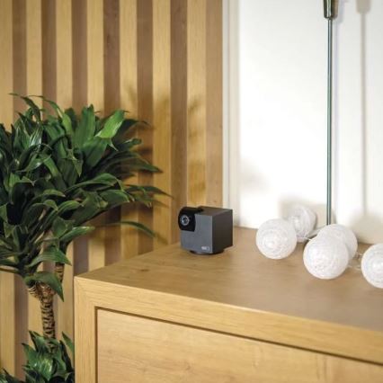 Intelligente drehbare Innenkamera mit Bewegungssensor GoSmart 5V Wi-Fi Tuya schwarz