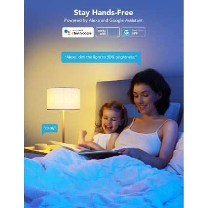 Govee - Dimmbare LED-RGBWW-Glühlampe Smart E27/9W/230V 2700-6500K Wi-Fi