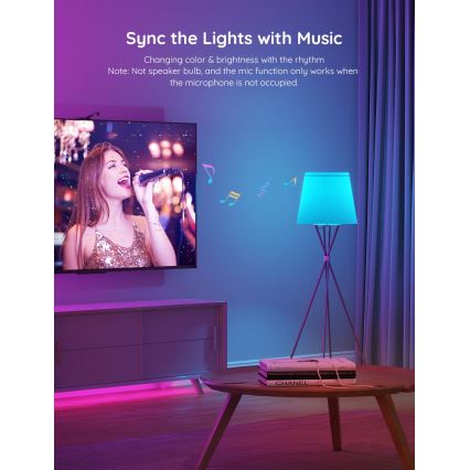 Govee - Dimmbare LED-RGBWW-Glühlampe Smart E27/9W/230V 2700-6500K Wi-Fi