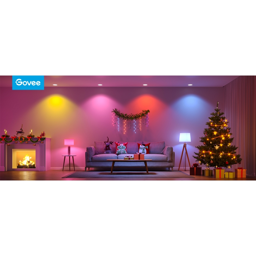 Govee - Dimmbare LED-RGBWW-Glühlampe Smart E27/9W/230V 2700-6500K Wi-Fi