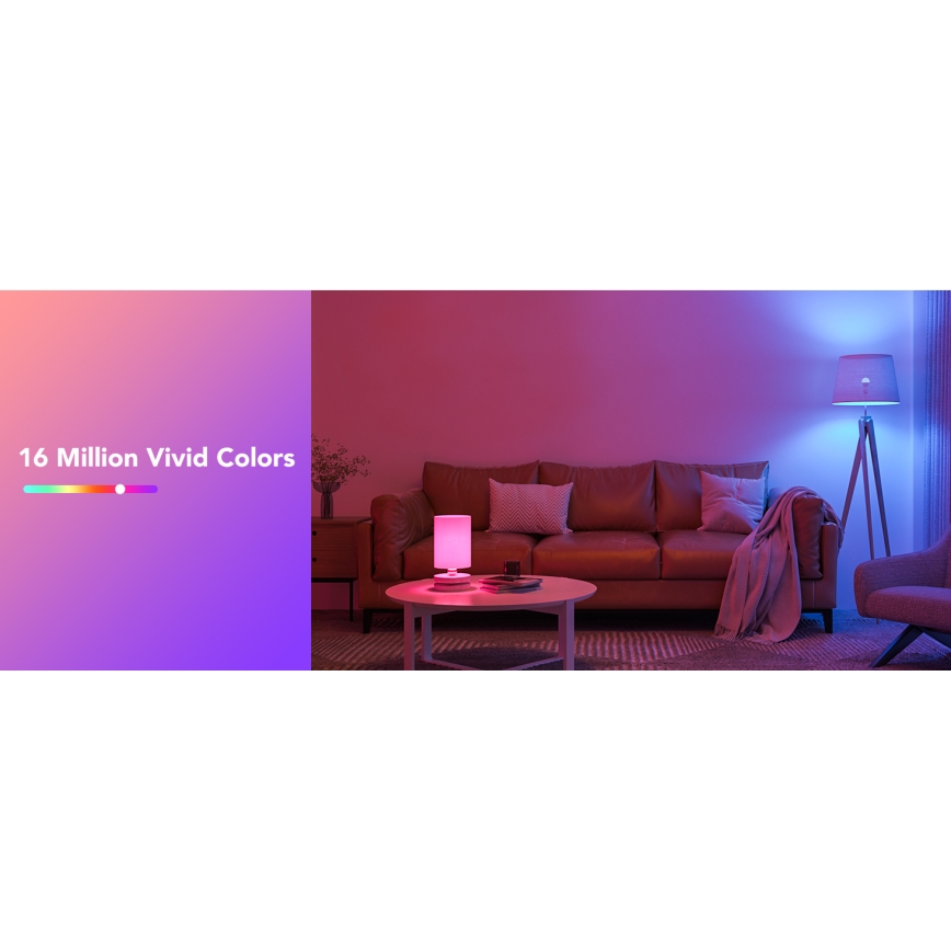 Govee - Dimmbare LED-RGBWW-Glühlampe Smart E27/9W/230V 2700-6500K Wi-Fi