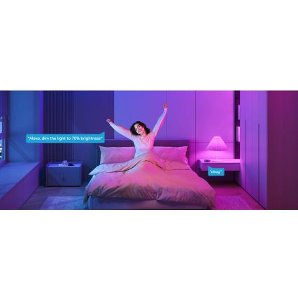 Govee - Dimmbare LED-RGBWW-Glühlampe Smart E27/9W/230V 2700-6500K Wi-Fi