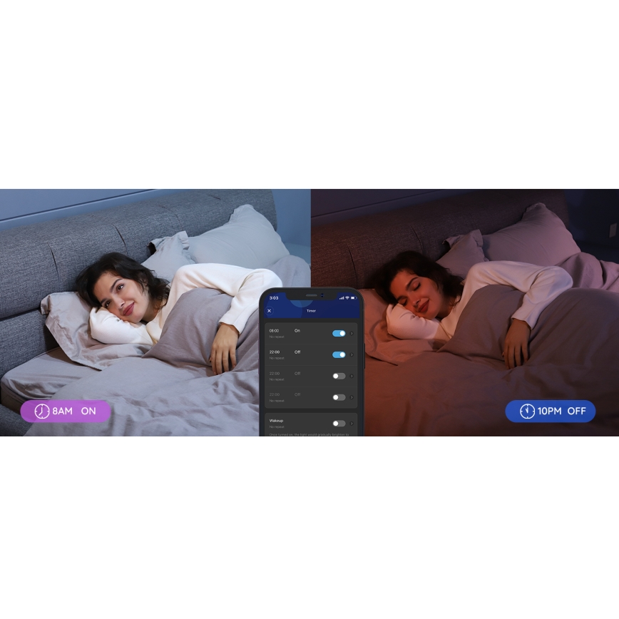 Govee - Dimmbare LED-RGBWW-Glühlampe Smart E27/9W/230V 2700-6500K Wi-Fi