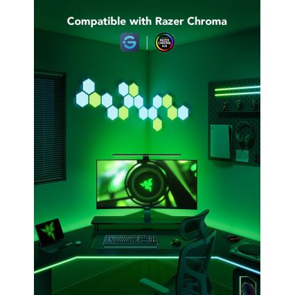Govee - Dreamview G1 Smart LED RGBIC Monitorbeleuchtung 27-34 Wi-Fi