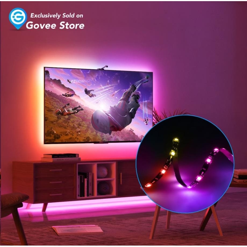 Govee - DreamView TV 55-65 SMART LED-Hintergrundbeleuchtung RGBIC Wi-Fi