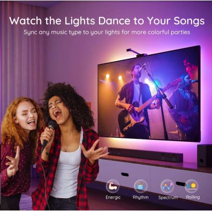 Govee - DreamView TV 55-65 SMART LED-Hintergrundbeleuchtung RGBIC Wi-Fi