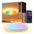 Govee - LED RGBIC Dimmbare Deckenleuchte LED/49W/230V 2700-6500K Wi-Fi d 38 cm