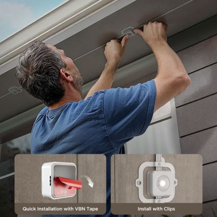 Govee - LED RGBIC Lichterkette mit Downlights 30m Wi-Fi Matter IP67