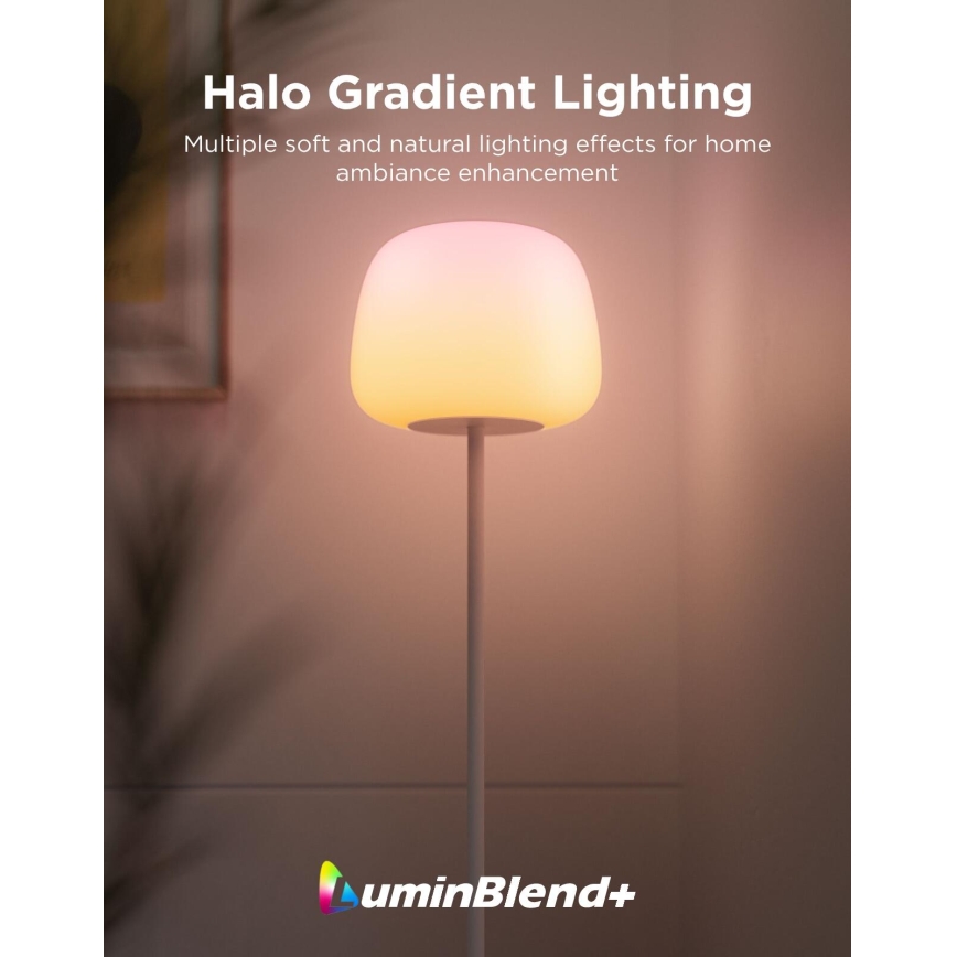 Govee - LED RGBICWW Dimmbare Stehleuchte LANTERN MATTER LED/24W/230V Wi-Fi 160 cm