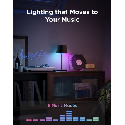 Govee - LED RGBICWW Dimmbare Tischlampe CLASSIC MATTER LED/10W/5V 4800mAh Wi-Fi