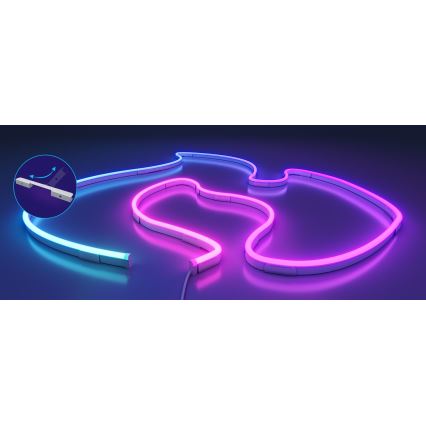 Govee - Neon 2 MATTER biegsamer LED-Streifen 3m RGBIC Wi-Fi IP67